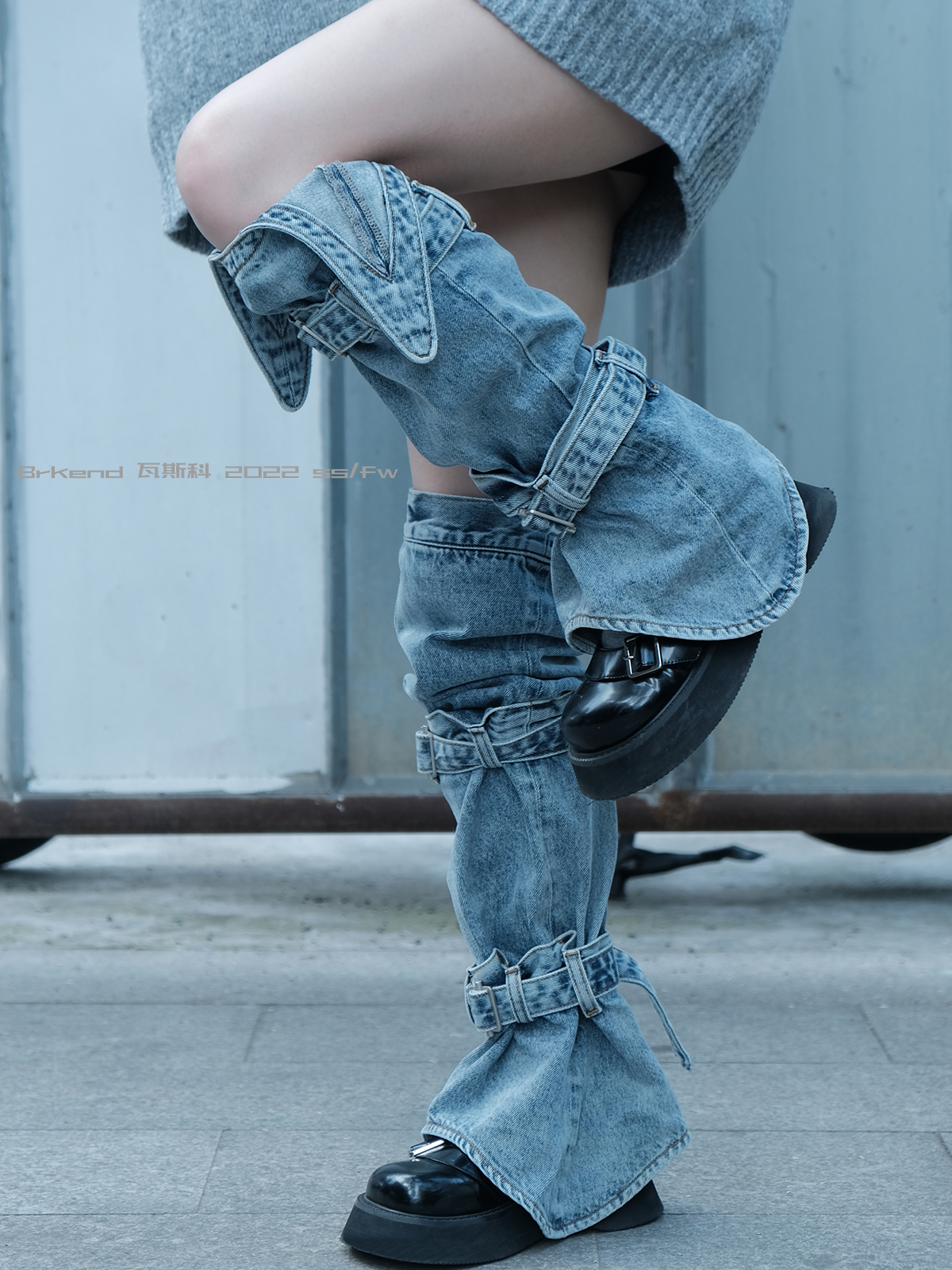   designer Cool Sexy socks pants y2k straight ladies  slim denim pants  Harajuku trousers wholesale