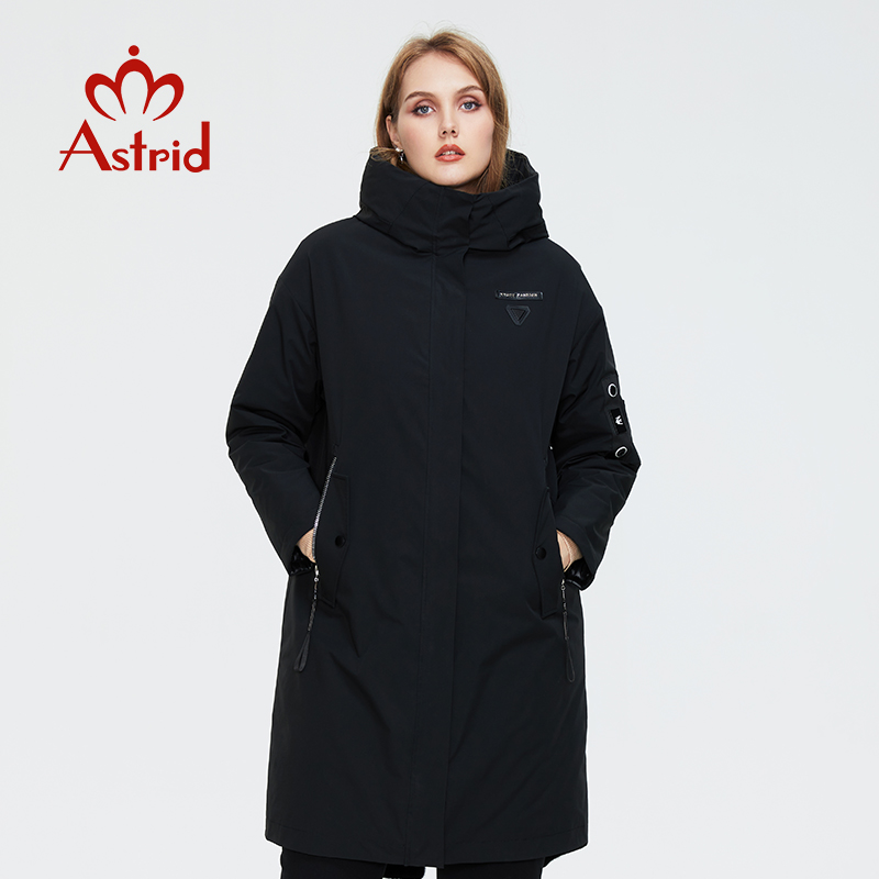 Astrid  women's winter down jackets plus size parkas fur inside Windproof Jacket Casual Women Coat female parka AR-10073