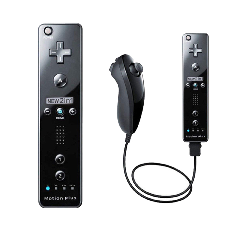 Wireless Remote Gamepad Controller For Nintend Wii Nunchuck For Nintend Wii Remote Controle Joystick Joypad Optional Motion Plus