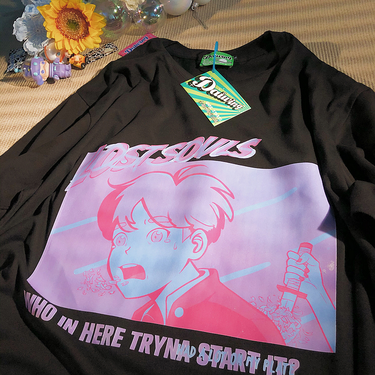 Women T Shirt  Y2k Tee Design T-shirt Short Sleeve Round Neck Streetwear  Oversized T-shirt Female Printed