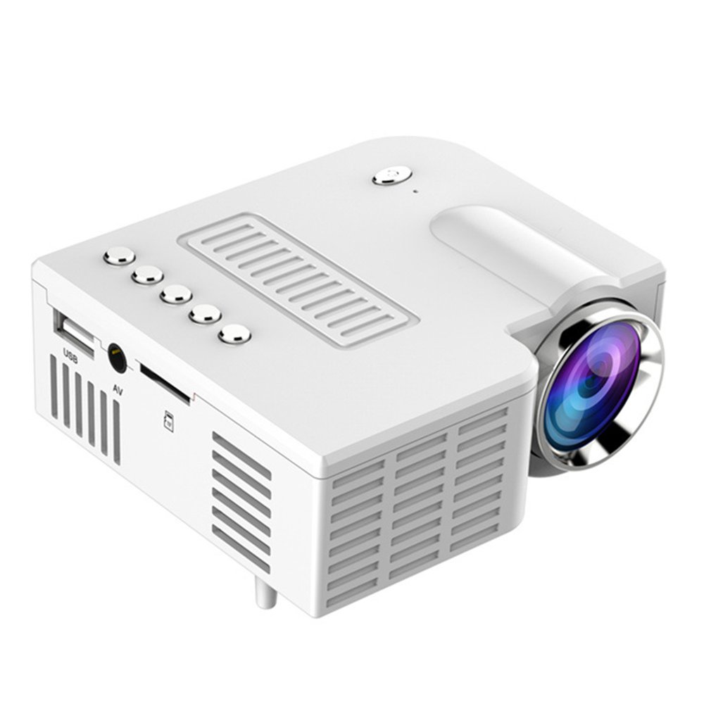 Projector for Home Home Theater Cinema UC28C LED ABS USB Portable Video Projector Office Projector Support SmartPhones In Stock
