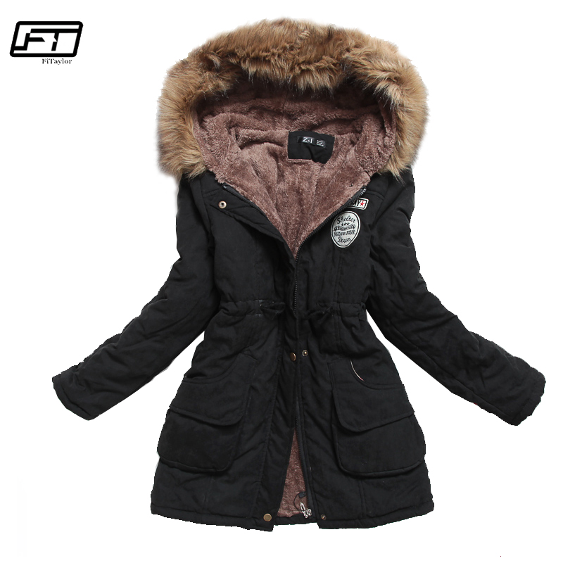 ZQLZ Spring Autumn Winter Jacket Women  Thick Warm Hooded Parka Mujer Cotton Padded Coat 3XL Casual Slim Jacket Female