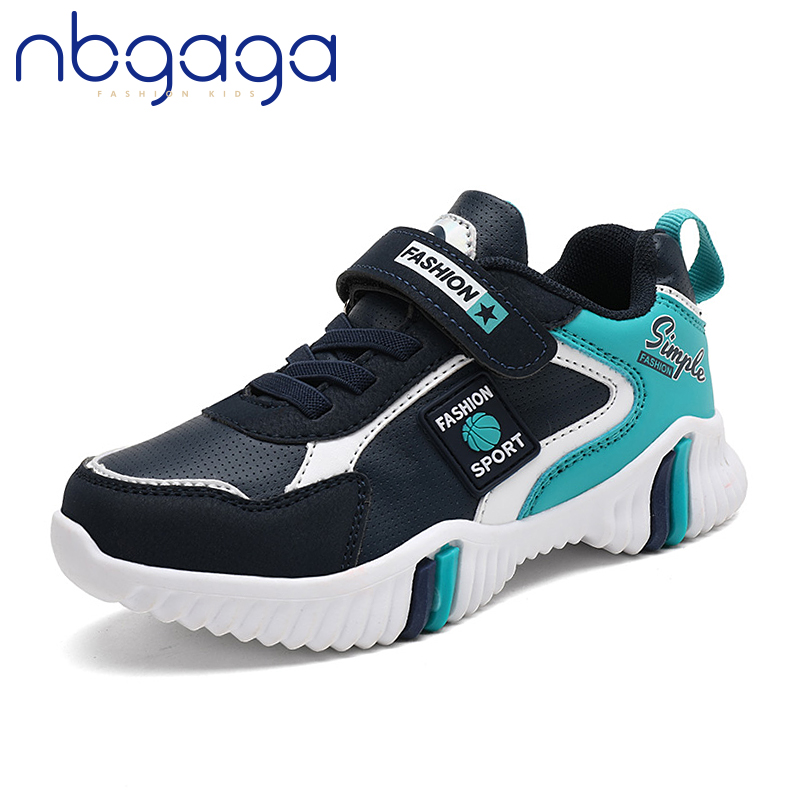 Kids Running Shoes for  Spring  Leather Casual Walking Sneakers Children Breathable Comfort Sport Shoes Outdoor