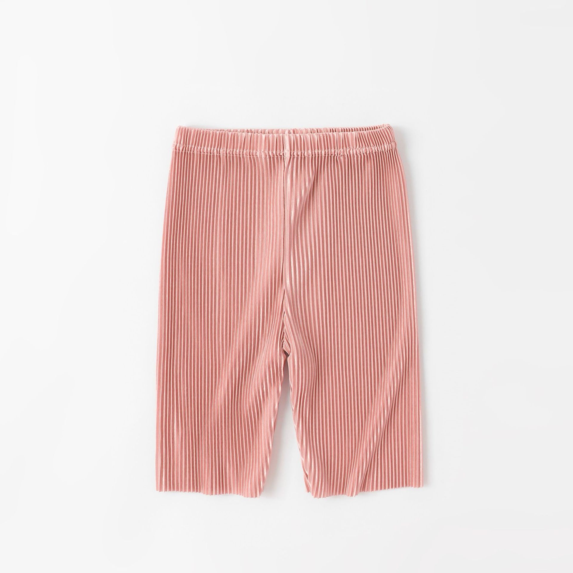 Mosquito Pants Baby Girls  Casual Trousers Loose Pants For Kids Child Infant Polyester Pleats Design Trousers Pink Pants