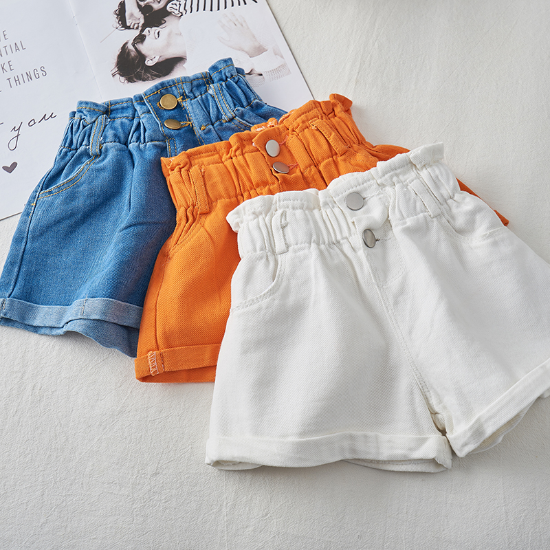 Girl Summer  Kids Children  Jeans Denim Shorts Three Colors  shorts