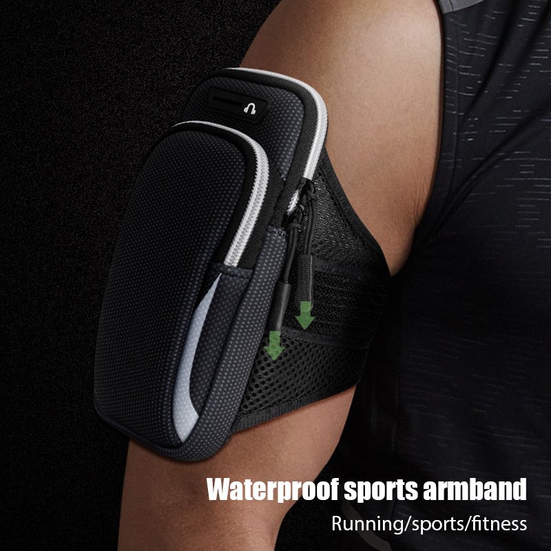 Universal Armband Sport Phone Case For Running Arm Phone Holder Sports Mobile Bag Hand for iPhone 11 Smartphones Under 6.5" 7.2"