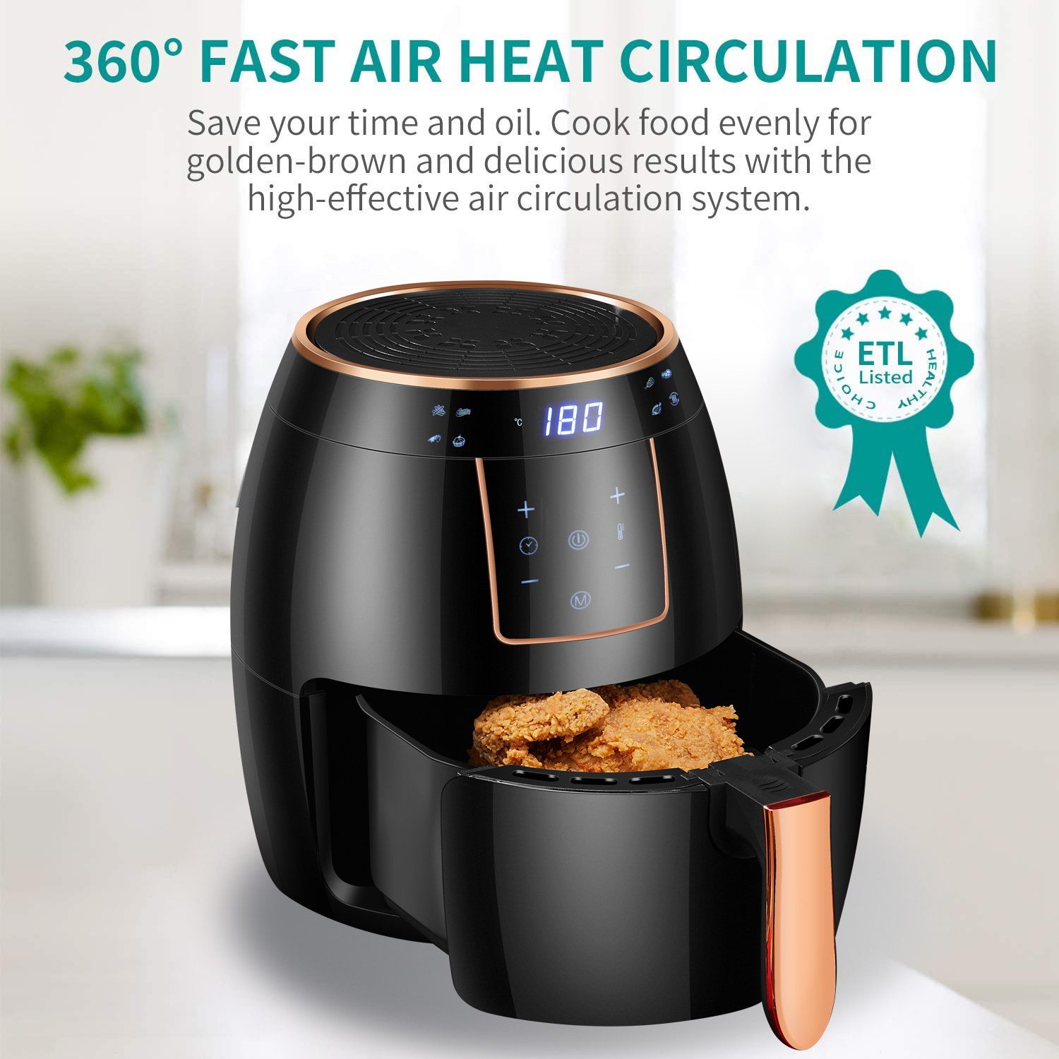 EZSOZO Electric Air Fryer Oven Baking Fryer Air Fryer Machine Waffle Grill Microwave Microwave Home Appliances Bread Maker
