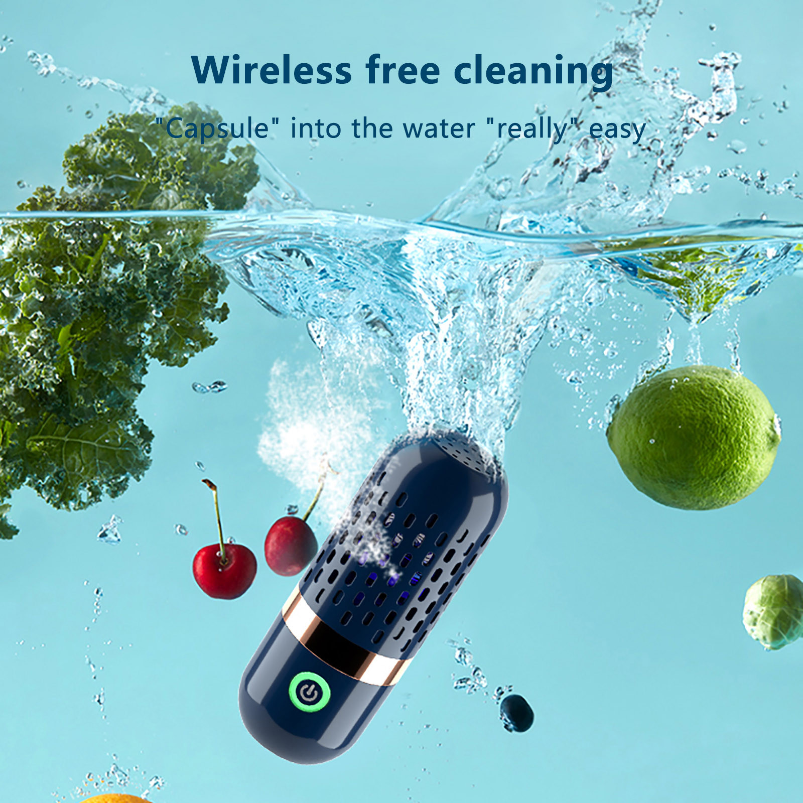 Vegetable Disinfector Cleaner Vegetable Washing Machine Capsule Protable Dishwasher Wireless Fruit Food Purifier Cleaner Machine