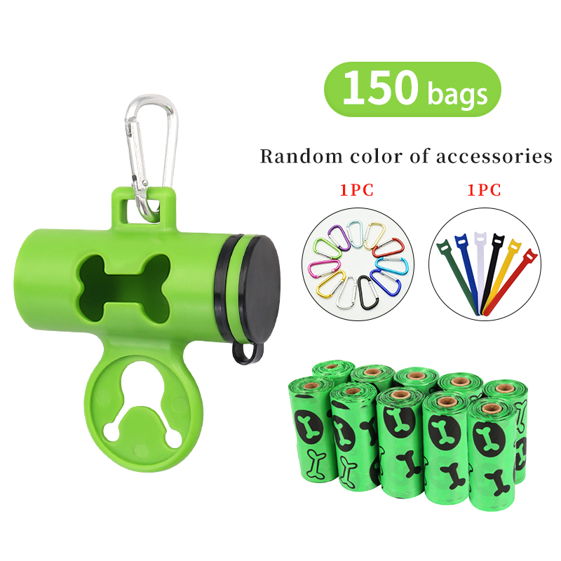 Pet Waste Bag Dispenser Dog Waste Bag Pooper Scooper Degradable Plastic Garbage Bag Dispenser Carrier Pet Clean Accessories