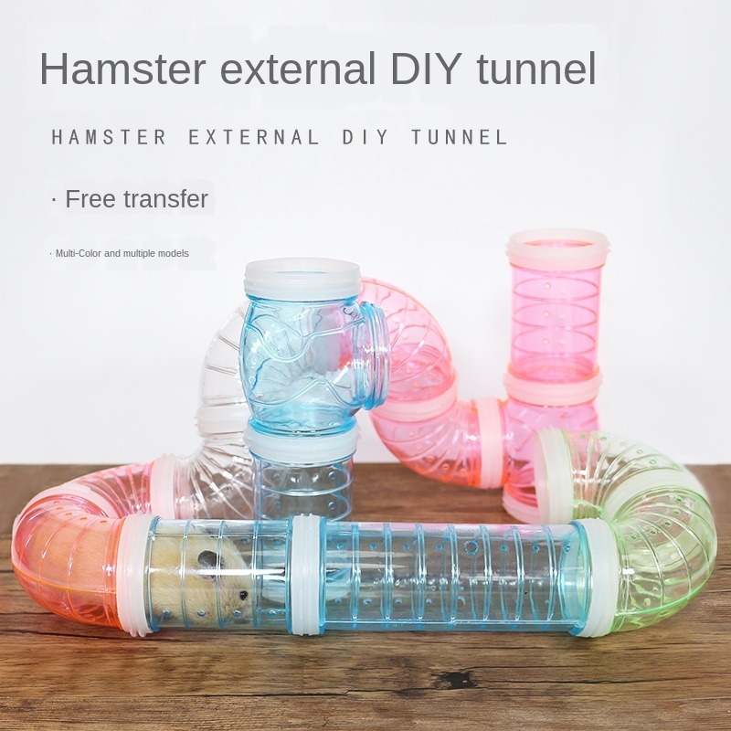 Plastic Training Playing Tools  External Tunnel Hamster Toys Multifunctional Hamster Cage Accessories  Hamster Pipeline