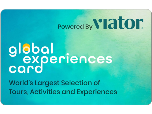 Global Experiences Card Powered by Viator $100 Gift Cards (Email Delivery)
