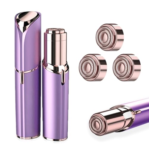 Women Facial Hair Removal Device Battery Operated, Facial Hair Removal for Women，Facial Shaver for Women, Powered by 1 AA Battery (Not Included)