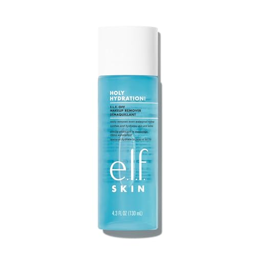 e.l.f. SKIN Holy Hydration Off Makeup Remover, Liquid Makeup Remover For Eye, Lip & Face Makeup, Gentle Formula, Vegan & Cruelty-free