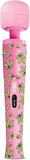 78869: Stoner Vibes Wacky Weed Wand Massager Pink Kush