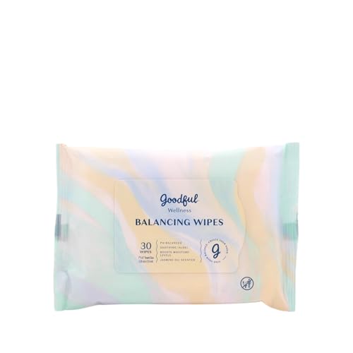 Goodful Wellness Intimate PH Balancing Wipes (30 Count) – Hypoallergenic Formula for Comfortable Use with Accessories, Long-Lasting, Non-Sticky, Gentle (1)