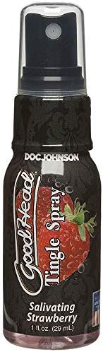 Doc Johnson GoodHead - Tingle Spray - Salivating Strawberry - 1 fl. Oz. (29 ml)