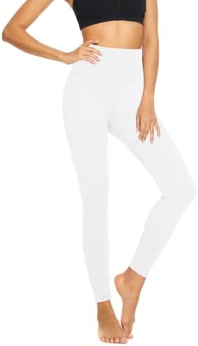 Leggings for Women Non See Through-Workout High Waisted Tummy Control Black Tights Yoga Pants