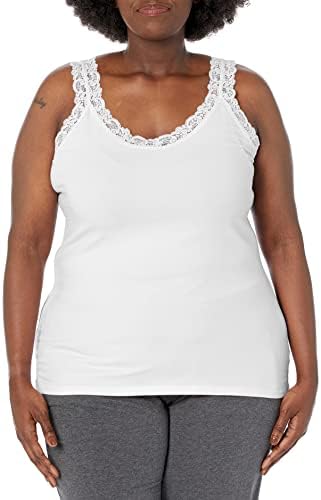 JUST MY SIZE Women's Lace Tank