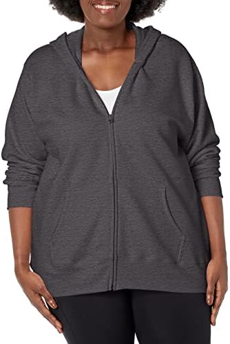 Just My Size Women's Ecosmart Fullzip Fleece Hoodie