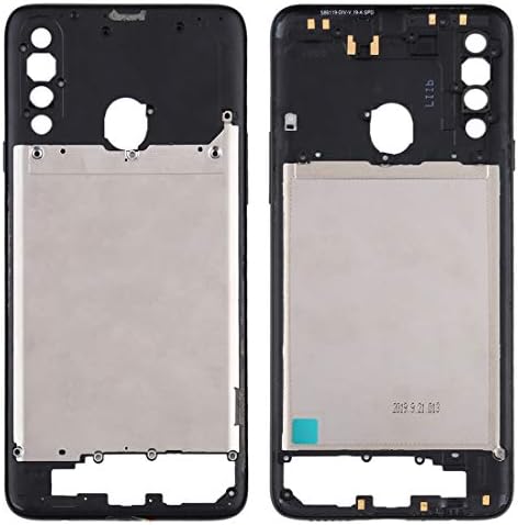 Mobile Phone Replacement Spare Parts Middle Frame Bezel Plate for Samsung Galaxy A20s, Black