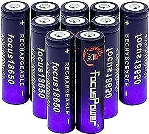 Rechar 4.2v 10000mah at The Top of The Button Used to Re The 10pcs