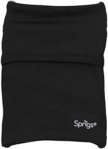 Sprigs Banjees 2 Pocket Wrist Wallet/Wrist Band/Wrist Pocket for Travel, Walking, & Running. Wallet Pouch That Holds Cash, Card, ID's, and More