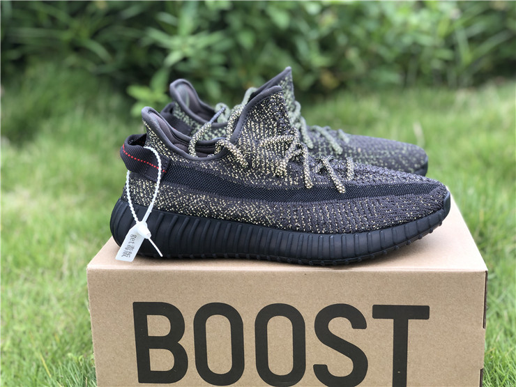 2019 Adidas Yeezy Boost 350 V2 Static Reflective Black (AYZ0055)