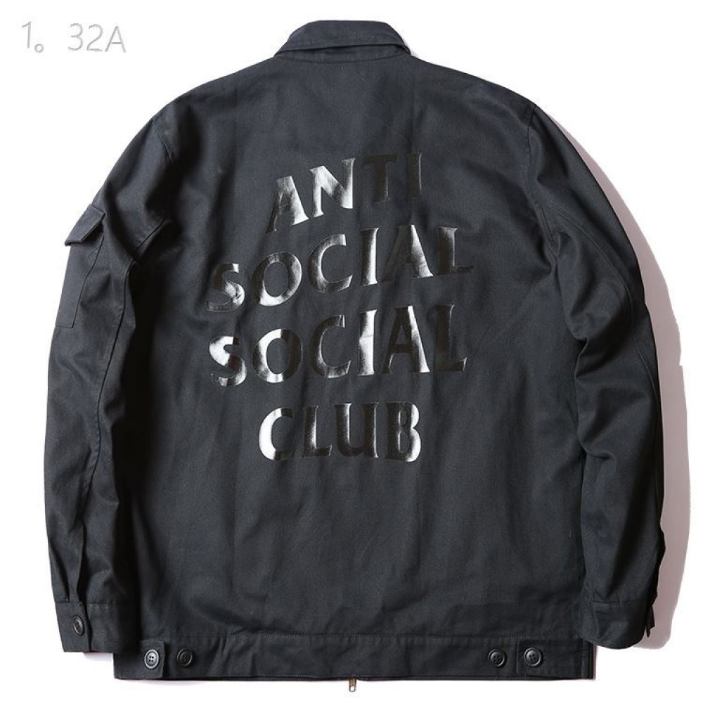 1:1 ASSC Anti Social Social Club Black Jackets