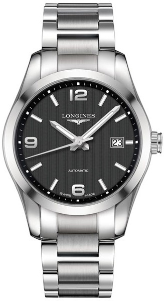 Longines Conquest Classic Black Dial Men’s Dress Watch L2.785.4.56.6