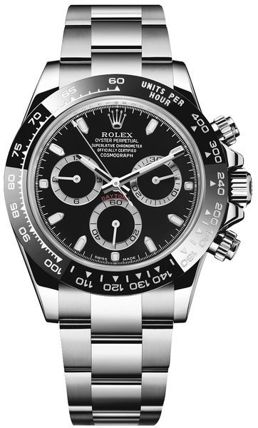 Rolex Cosmograph Daytona Men’s Black Dial Watch 116500LN